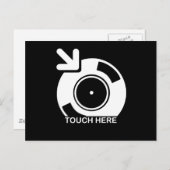 DJタッチヒア ポストカード (正面/裏面)