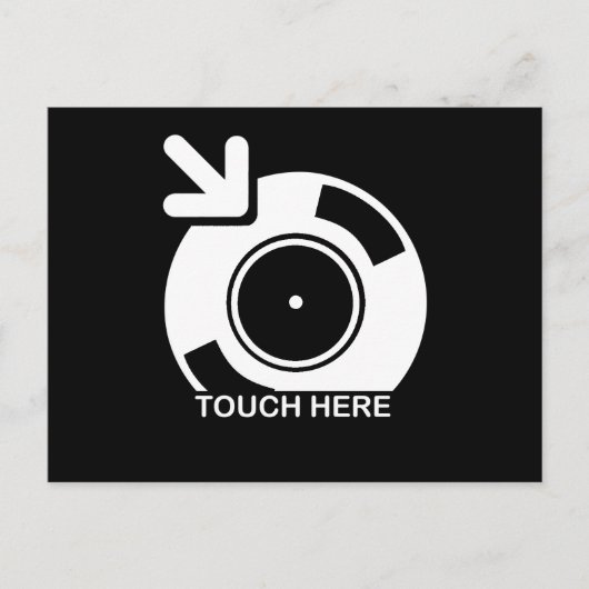DJタッチヒア ポストカード (正面)