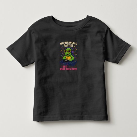 DJタートル トドラーTシャツ (正面)