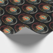 DJターンテーブルレコード（ビニールリスナー） ラッピングペーパー (角)