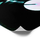 DJターンテーブル円 ポスター (角)