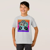 DJターンテーブル円 Tシャツ (正面フル)