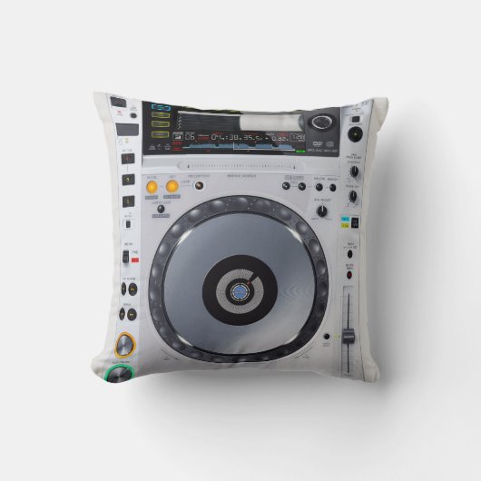 DJターンテーブル枕 クッション (正面)