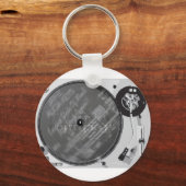 DJターンテーブル キーホルダー (正面)