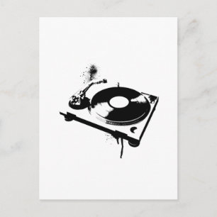 DJターンテーブル ポストカード