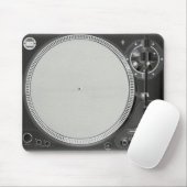 DJターンテーブル マウスパッド (マウス)