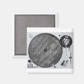 DJターンテーブル マグネット (正面/裏面)