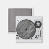 DJターンテーブル マグネット (正面/裏面)