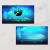 DJターンテーブル | 音等化器 | プロデューサー 名刺 (正面/裏面)