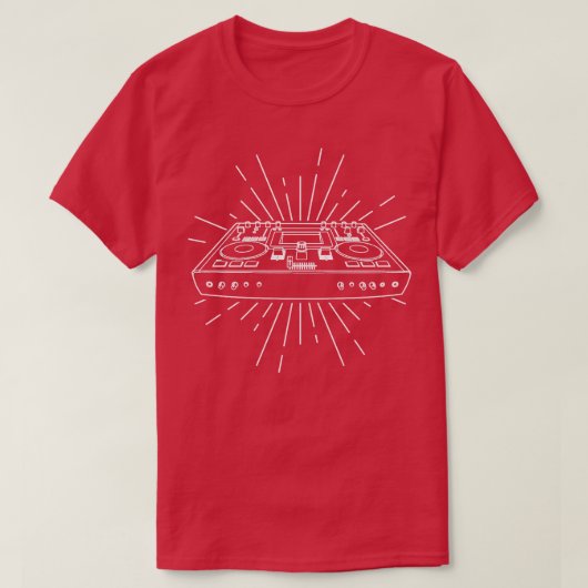 DJターンテーブル Tシャツ (デザイン正面)