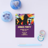 DJダンスパーティーナイトクラブディスコ チラシ (シングル)