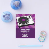 DJダンスパーティーナイトクラブディスコ チラシ (シングル)