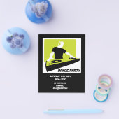 DJダンスパーティーレトロナイトクラブ チラシ (シングル)