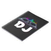 DJテクノ音楽プロデューサー電子ミュージシャン ノートブック (左側)
