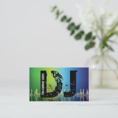 DJディスクジョッキーの名刺 名刺 (スタンド正面)