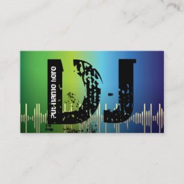 DJディスクジョッキーの名刺 名刺