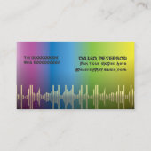 DJディスクジョッキーの名刺 名刺 (裏面)