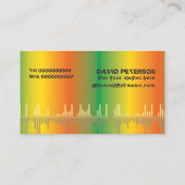 DJディスクジョッキーの名刺 名刺 (裏面)