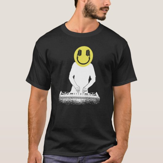 DJディスクジョッキースマイル1 Tシャツ (正面)