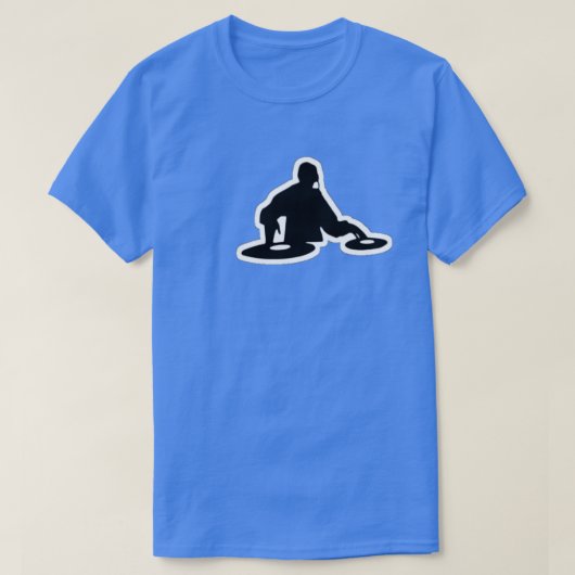 DJディスクジョッキーTシャツ Tシャツ (デザイン正面)