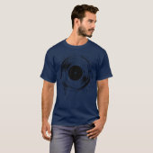 DJディスク ドローイング Tシャツ (正面フル)