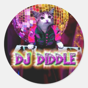 DJディドルのシール ラウンドシール