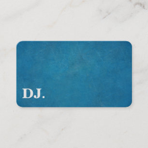 DJディージェイプロフェッショナルはっきりした文字カッコいいモダン 名刺