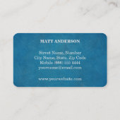 DJディージェイプロフェッショナルはっきりした文字カッコいいモダン 名刺 (裏面)