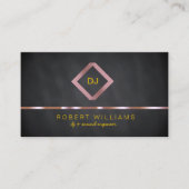 DJディージェイプロフェッショナルバラ金ゴールドフェイク音楽 名刺 (正面)