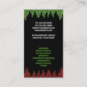 DJナイトクラブ名刺 名刺 (裏面)