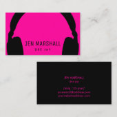 DJネオンピンク 名刺 (正面/裏面)