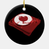 DJハートターンテーブル セラミックオーナメント (裏面)