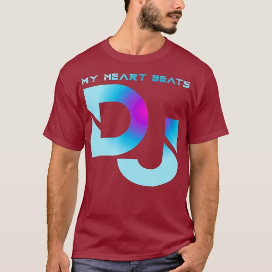 DJハートビート Tシャツ (正面)