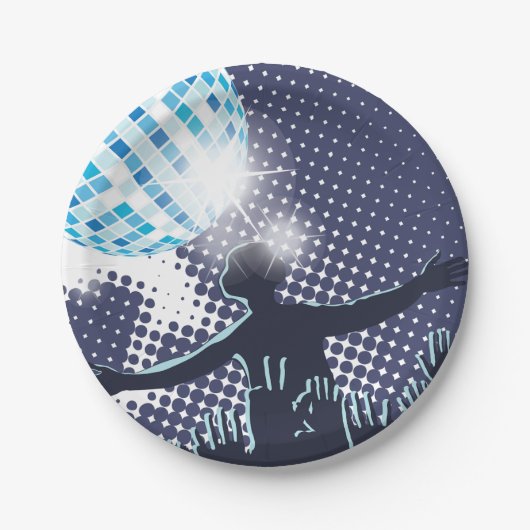 DJパフォーマンス紙プレート ペーパープレート (正面)