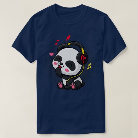 DJパンダ Tシャツ (デザイン正面)