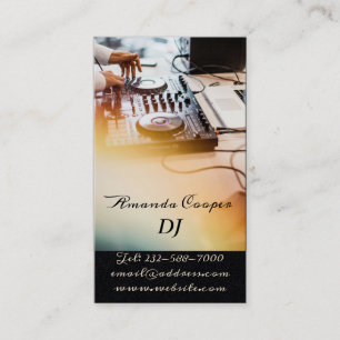DJパーソナライズされた 名刺