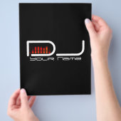 DJパーティーフライヤー チラシ (手)