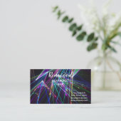 DJパーティープランナーグロースティックdiscoカラオケクラブバス 名刺 (スタンド正面)