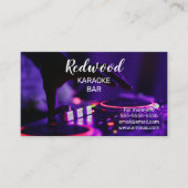 DJパーティープランナーグロースティックdiscoカラオケクラブバス 名刺 (正面)