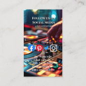 DJパーティープランナーグロースティックdiscoカラオケクラブ 名刺 (裏面)