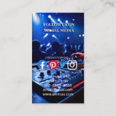 DJパーティープランナーグロースティックdiscoカラオケクラブ 名刺 (裏面)