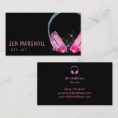 DJパープルピンク 名刺 (正面/裏面)