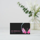 DJパープルピンク 名刺 (スタンド正面)