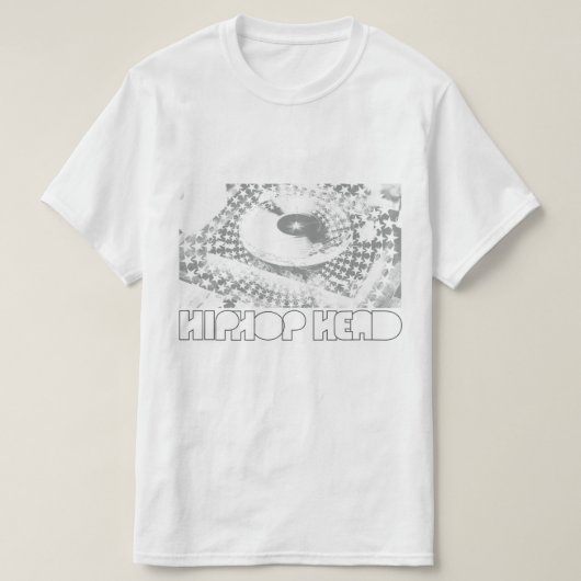 DJヒップホップブラスター Tシャツ (デザイン正面)