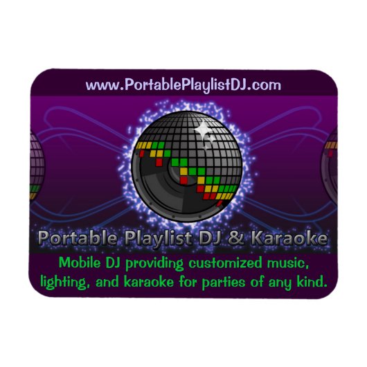 DJビジネスマグネット マグネット (横)