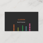 DJビジネス向け名刺 コーリングカード (裏面)