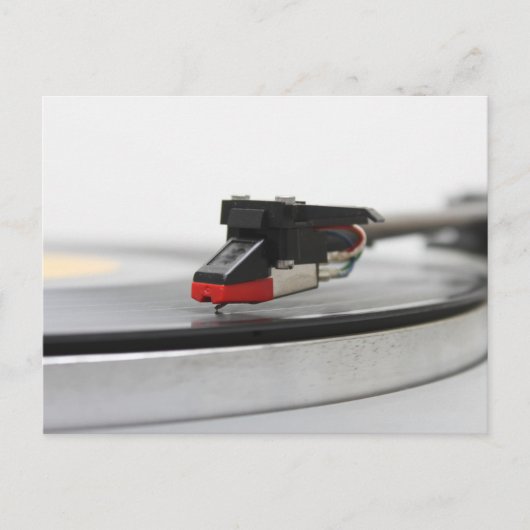 DJビニールヴィンテージ ポストカード (正面)