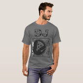 DJピザスライスターンテーブル カートゥーン Tシャツ (正面フル)
