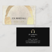 DJフェイク金ゴールド 名刺 (正面/裏面)