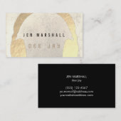 DJフェイク金ゴールド 名刺 (正面/裏面)